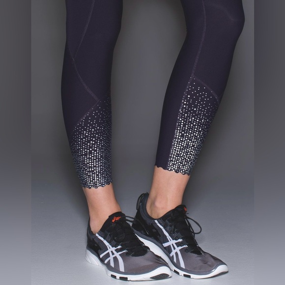 lululemon athletica Pants - Lululemon tight stuff reflective tight grape black tender violet purple